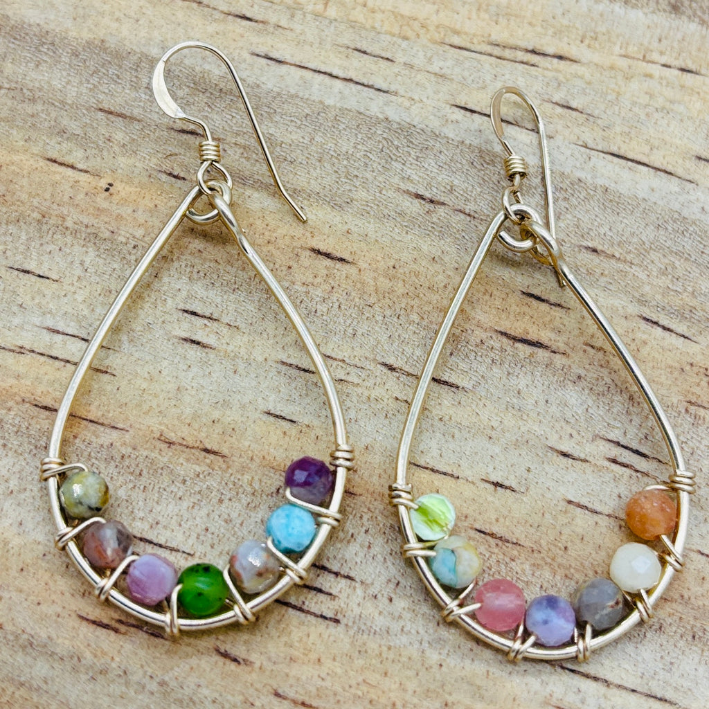 Gem Mix Hoops