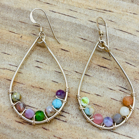 Gem Mix Hoops